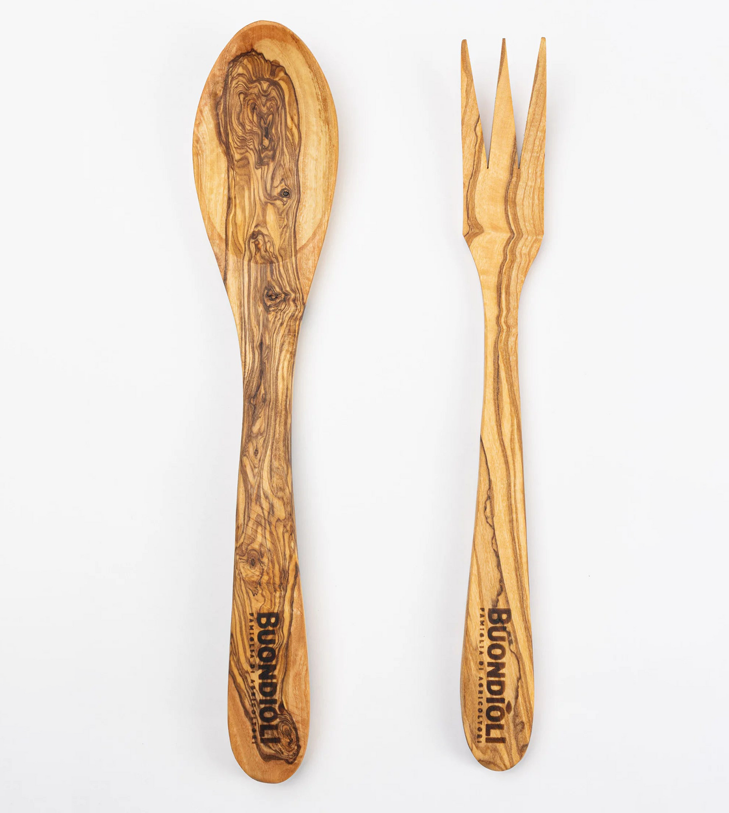 Serveringsbestick – Olivträ (2-pack)