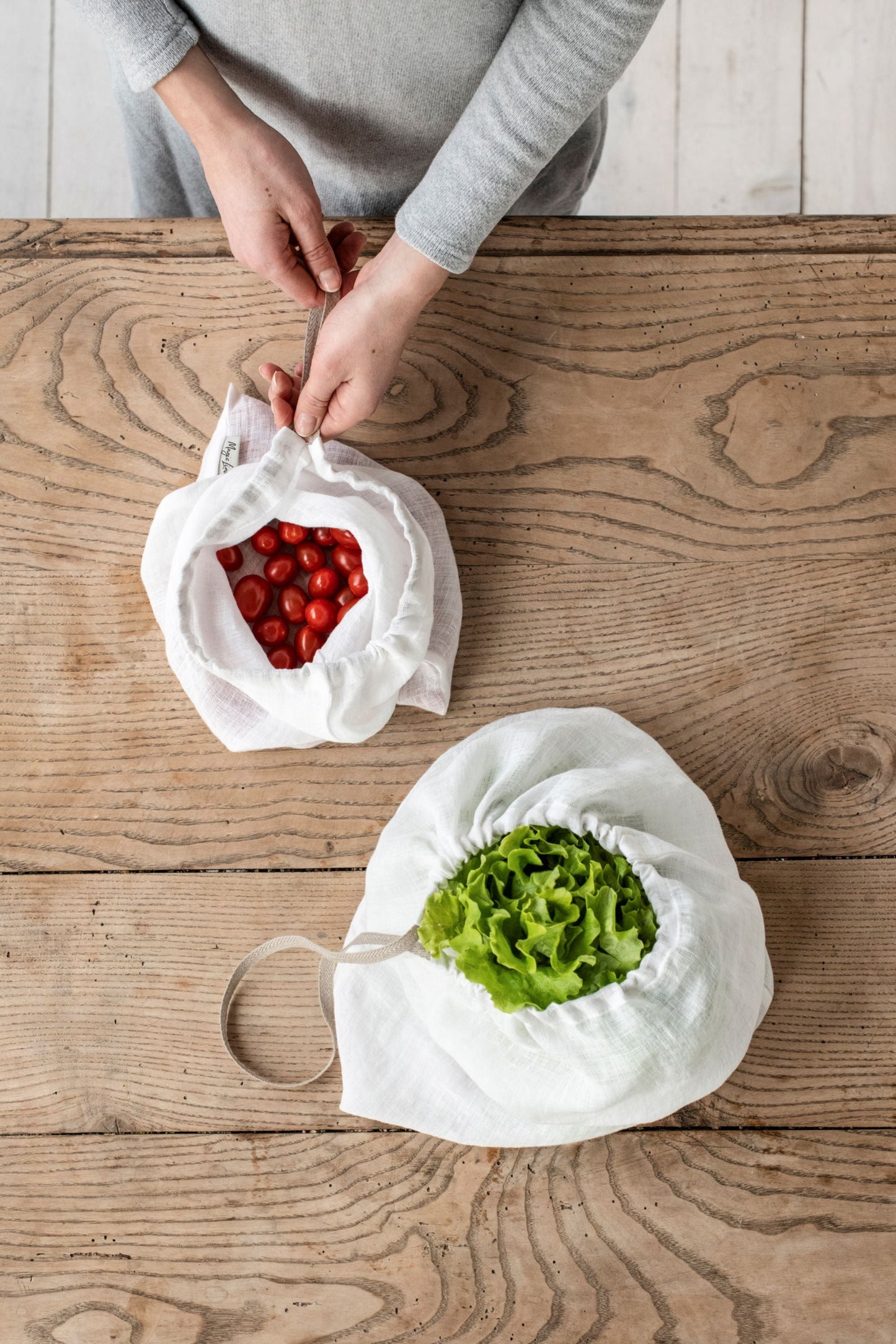 Linnepåse för förvaring (2-pack)