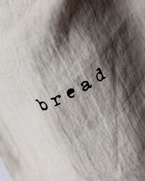Brödpåse i linne - håller brödet fräscht längre