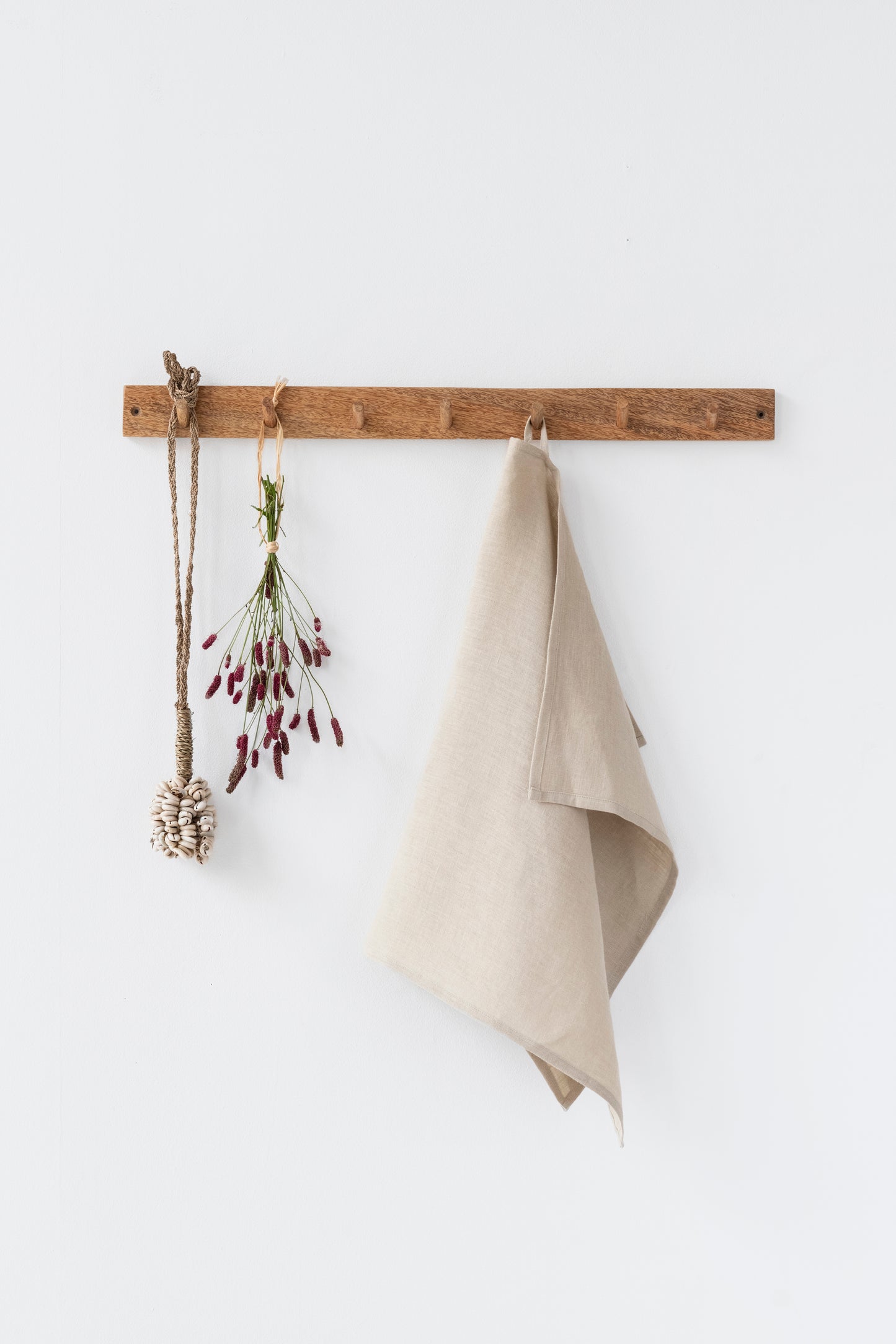 Kökshandduk i linne 50 × 70 cm - Linne, Natural