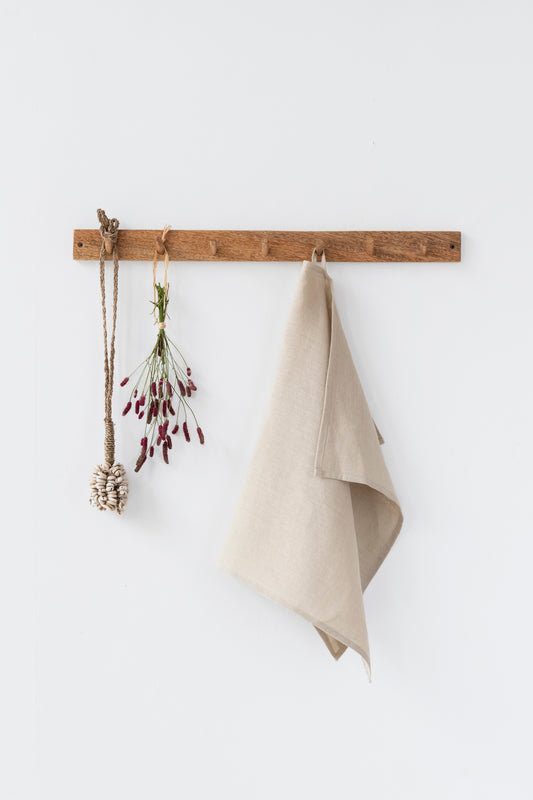 Kökshandduk i linne 50 × 70 cm - Linne, Natural